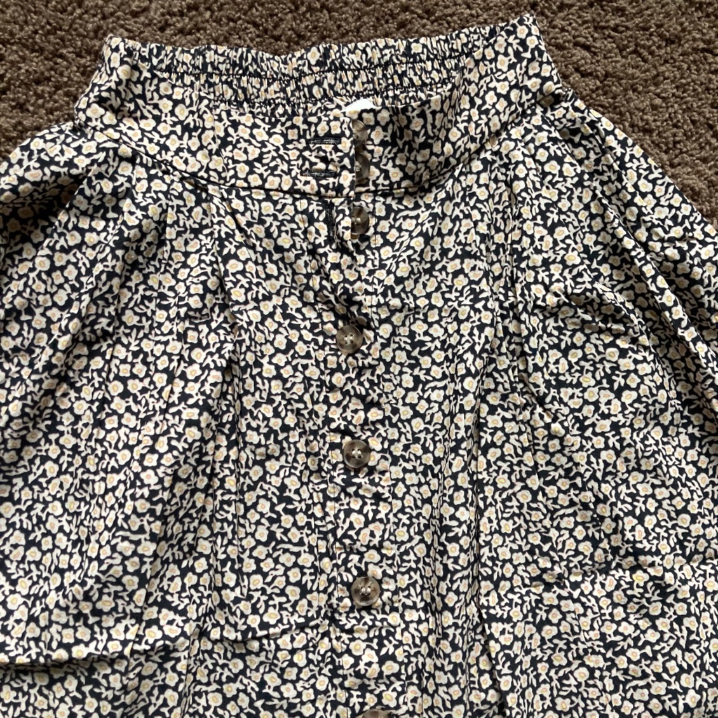 Flowery ALine Skirt